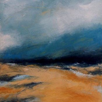 Painting titled "The beach1" by Jürgen Lang, Original Artwork