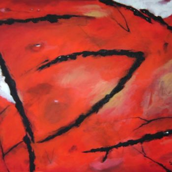 Malarstwo zatytułowany „Red Romance” autorstwa Jürgen Lang, Oryginalna praca