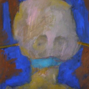 Painting titled "Ubu´s Opfer" by Jürgen Lang, Original Artwork, Oil