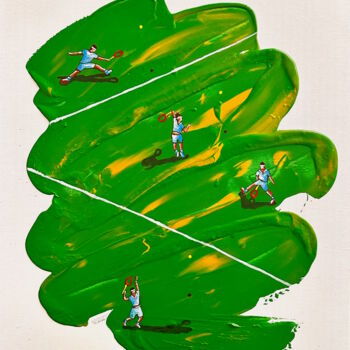 "Wimbledon." başlıklı Tablo Juli Lampe tarafından, Orijinal sanat, Akrilik