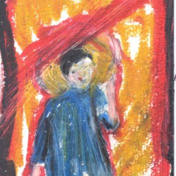 Ζωγραφική με τίτλο "Chinese Girl" από Juli Southmayd, Αυθεντικά έργα τέχνης