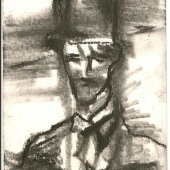 Malarstwo zatytułowany „Hat Man” autorstwa Juli Southmayd, Oryginalna praca
