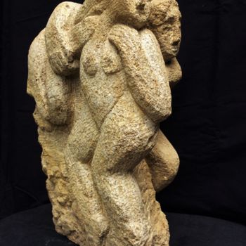 Skulptur mit dem Titel "Vitesse" von Julia Ardaillon, Original-Kunstwerk, Stein