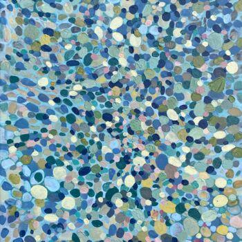 "abstract art blue g…" başlıklı Tablo Julia Brinkfrau tarafından, Orijinal sanat, Akrilik