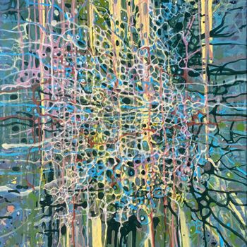 Malerei mit dem Titel "Large abstract colo…" von Julia Brinkfrau, Original-Kunstwerk, Acryl