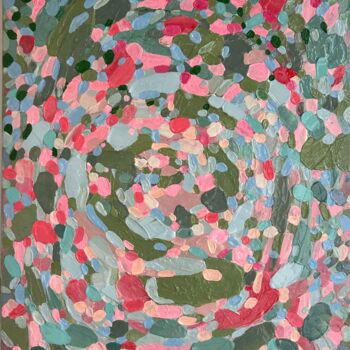 Painting titled "Large bright colorf…" by Julia Brinkfrau, Original Artwork, Acrylic