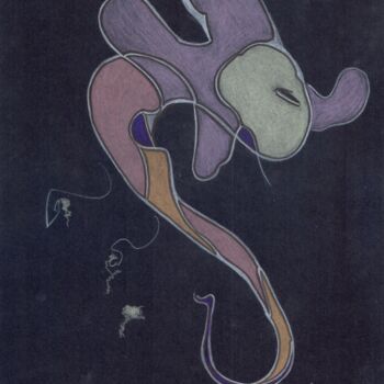 Рисунок под названием ""lingwiloce" from t…" - Julia Cherekaeva, Подлинное произведение искусства, Цветные карандаши