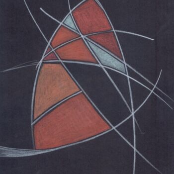Рисунок под названием ""linya" from the "R…" - Julia Cherekaeva, Подлинное произведение искусства, Цветные карандаши