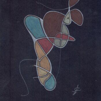 Рисунок под названием ""Nauta" from the "R…" - Julia Cherekaeva, Подлинное произведение искусства, Цветные карандаши