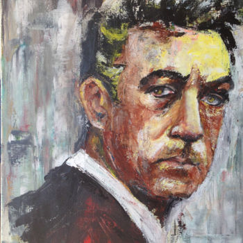 Pintura intitulada "ANthony-Quinn" por Julia Colletto, Obras de arte originais, Acrílico