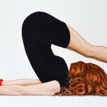 Картина под названием ""Never Give Up"" - Julia Dogan, Подлинное произведение искусства, Масло