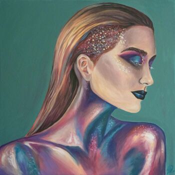 Картина под названием "Shine" - Julia Filimonova, Подлинное произведение искусства, Акрил