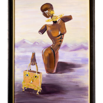 Картина под названием "Sciaparelli 2" - Julia Gurova (Juli.Gurova), Подлинное произведение искусства, Акрил Установлен на Де…