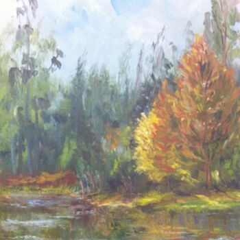 Painting titled "South Florida Autumn" by Julia Stevens, Original Artwork