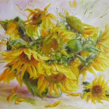 「Sunny」というタイトルの絵画 Julia Tomeskoによって, オリジナルのアートワーク, オイル