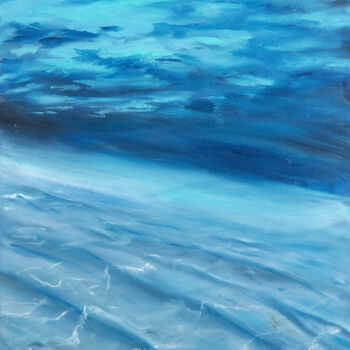 Painting titled "Under the sea" by Julia Valova, Original Artwork, Oil