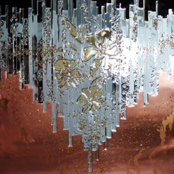 Картина под названием "Sparkling illusion…" - Julia Crystal, Подлинное произведение искусства, Акрил Установлен на Деревянна…
