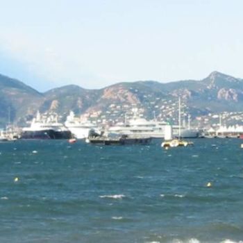 Photography titled "seashore in cannes" by Julia Feng, Original Artwork