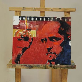 Painting titled "Portrait of Michai" by Julia Kulgayeva, Original Artwork