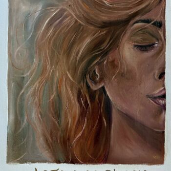 Ζωγραφική με τίτλο "Metamorphosis" από Juliana Sol, Αυθεντικά έργα τέχνης, Λάδι Τοποθετήθηκε στο Ξύλινο φορείο σκελετό
