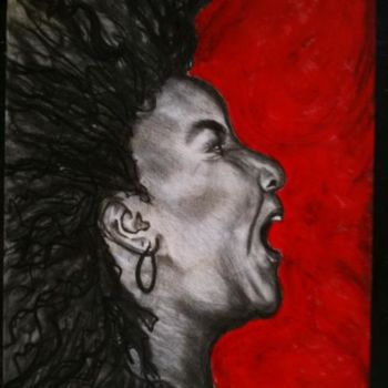 Painting titled "Fury" by Tricia Julian, Original Artwork