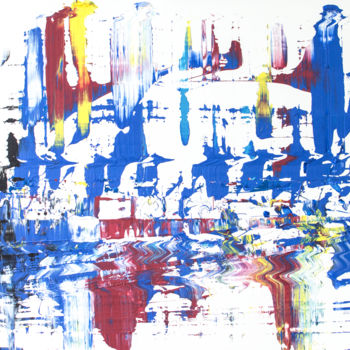 Malerei mit dem Titel "City II" von Julia Polok, Original-Kunstwerk, Acryl