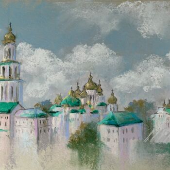 Рисунок под названием "Lavra" - Julia Suptel, Подлинное произведение искусства, Пастель