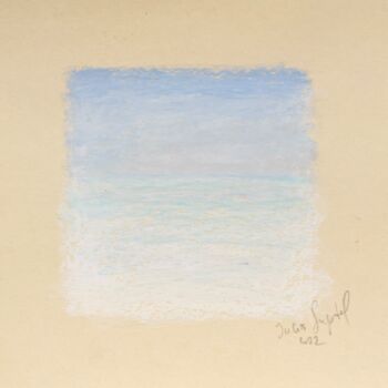 Disegno intitolato "Milk in the sky" da Julia Suptel, Opera d'arte originale, Pastello