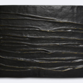 Картина под названием "The cloth" - Julie Max, Подлинное произведение искусства, Гипс Установлен на Деревянная рама для носи…