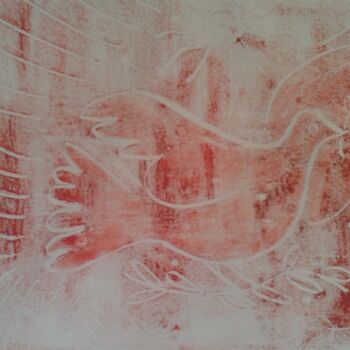Peinture intitulée "L'Anvol" par Julie Pioch, Œuvre d'art originale, Huile