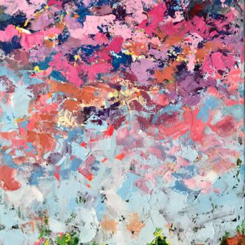 Картина под названием "Before the storm" - Julie Stepanova, Подлинное произведение искусства, Акрил Установлен на Деревянная…