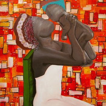 Pintura titulada "Sentiment universel…" por Julie Gélinas (Junas), Obra de arte original, Acrílico