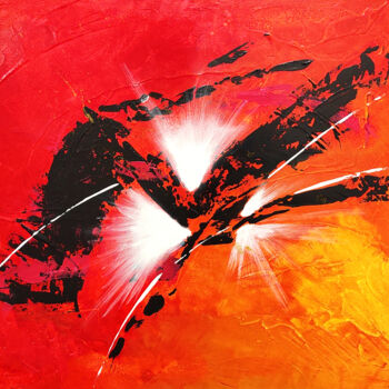 Pintura titulada "Explosion" por Julien Abstrait, Obra de arte original, Acrílico