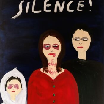 Painting titled ""Silence"" by Julien.B, Original Artwork, Acrylic