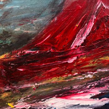 Pittura intitolato "abstraction marine 3" da Julien Danaux (Artdanaux), Opera d'arte originale, Acrilico