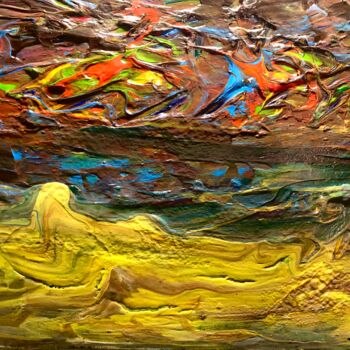 Картина под названием "Délire mystique" - Julien Danaux (Artdanaux), Подлинное произведение искусства, Масло Установлен на Д…