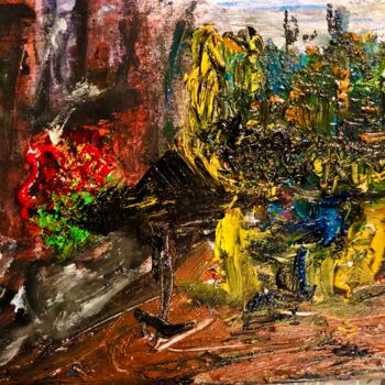 제목이 "Terrasse"인 미술작품 Julien Danaux (Artdanaux)로, 원작, 수채화