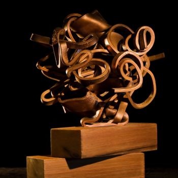 Escultura intitulada "poutre" por Julien Iglesias, Obras de arte originais
