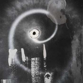 Peinture intitulée "Nightcity" par Julien Kreiss, Œuvre d'art originale, Acrylique
