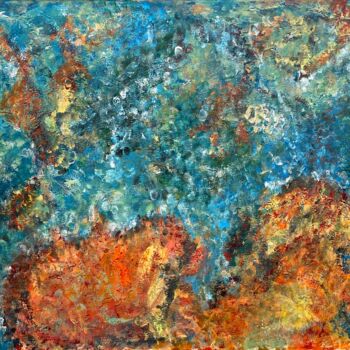 Картина под названием "Saparella" - Julien Lautier, Подлинное произведение искусства, Акрил Установлен на Деревянная рама дл…