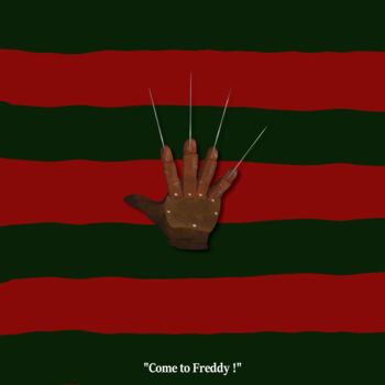 Digital Arts titled "Freddy" by Julien Rouleau, Original Artwork, Digital Painting
