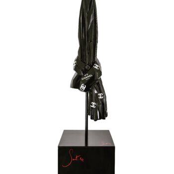 Sculpture titled "PARASOL CHANEL BY S…" by Julien Sartkis, Original Artwork, Resin