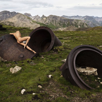 Fotografia intitolato "Black Holes #52" da Julien Sunye, Opera d'arte originale, Fotografia digitale