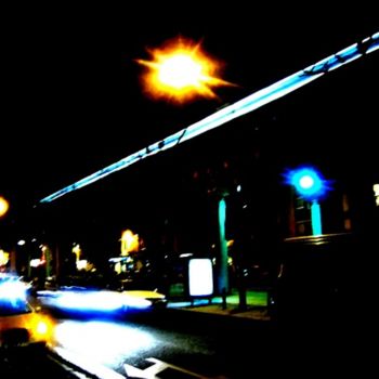 Fotografie mit dem Titel "Metro la nuit 2" von Jusama, Original-Kunstwerk
