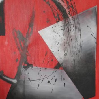 Картина под названием "Brushstrokes I" - Julieta Jiterman, Подлинное произведение искусства, Масло