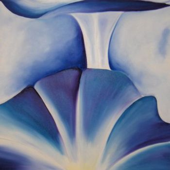 Painting titled "Azul" by Julieta Markl, Original Artwork