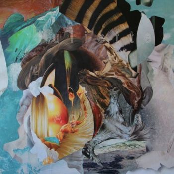 Collages intitulée "Ecrin" par Juliette Agabra, Œuvre d'art originale, Collages