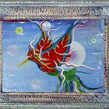 "LE PHOENIX" başlıklı Tablo J.Villar tarafından, Orijinal sanat