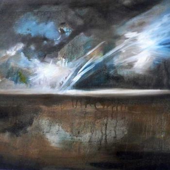 Painting titled "clairvoyance" by Julien Jomard, Original Artwork, Oil