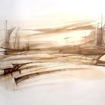绘画 标题为“Epave transit 7” 由Julien Jomard, 原创艺术品, 油